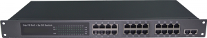 SW-62422/B(400W) PoE коммутатор Fast Ethernet на 26 портов. Порты: 24 x FE (10/100 Base-T)