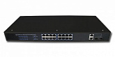 TSn-16P18n 18 портовый POE Ethernet коммутатор. 16 PoE Ethernet 10/100Мб портов